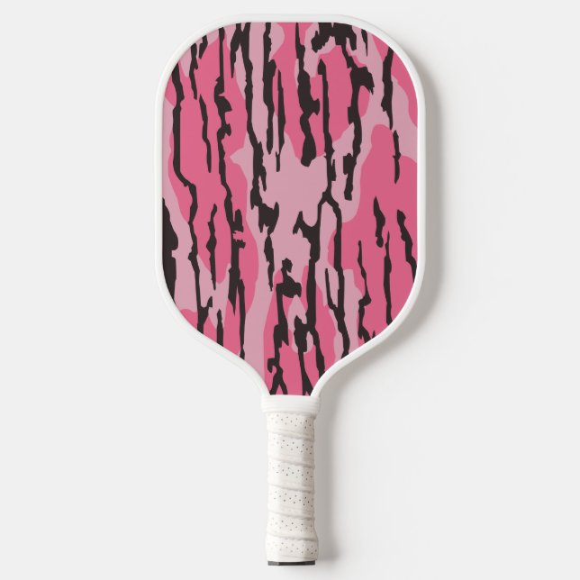 Camouflage des Bottomlandes Camouflage Pickleball Schläger (Vorderseite)
