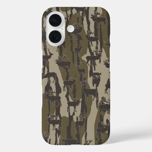 Camouflage des Bottomlandes Hirschjagdmuster Case-Mate iPhone Hülle (Rückseite)