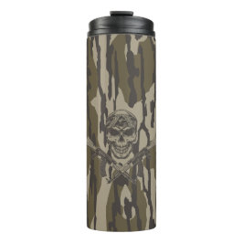 Camouflage des Bottomlandes Vintag Classic Rifle a Thermosbecher