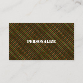 Camouflage des Rekrutierers Gun Brown Visitenkarte