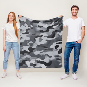 Camouflage-Design Fleecedecke
