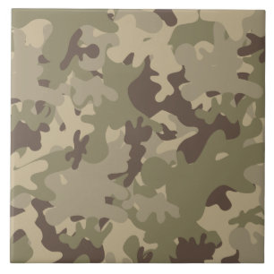 Camouflage-Design Fliese