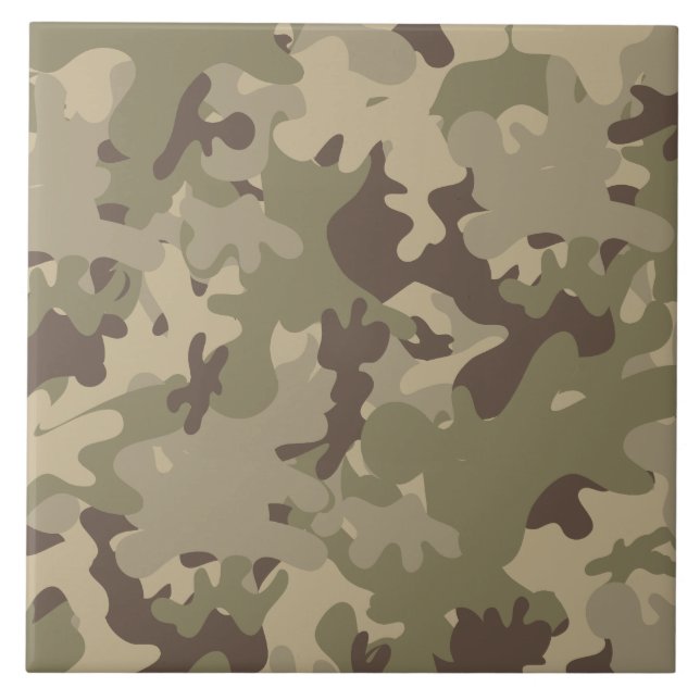 Camouflage-Design Fliese (Vorderseite)