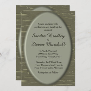 Camouflage Design Hochzeit Einladung