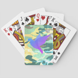 Camouflage Dove, Peace Cards Spielkarten