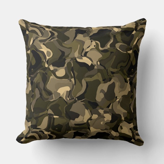 Camouflage Dreams Kissen (Vorderseite)