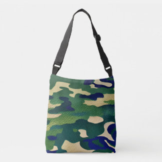 Camouflage Druck Cross-Body Tote Bag Tragetaschen Mit Langen Trägern