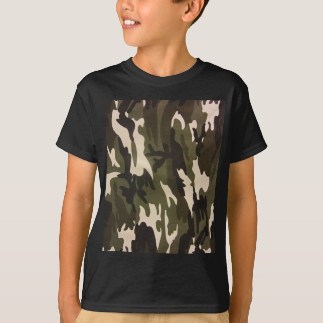 Camouflage-Druck T-Shirt (Vorderseite)