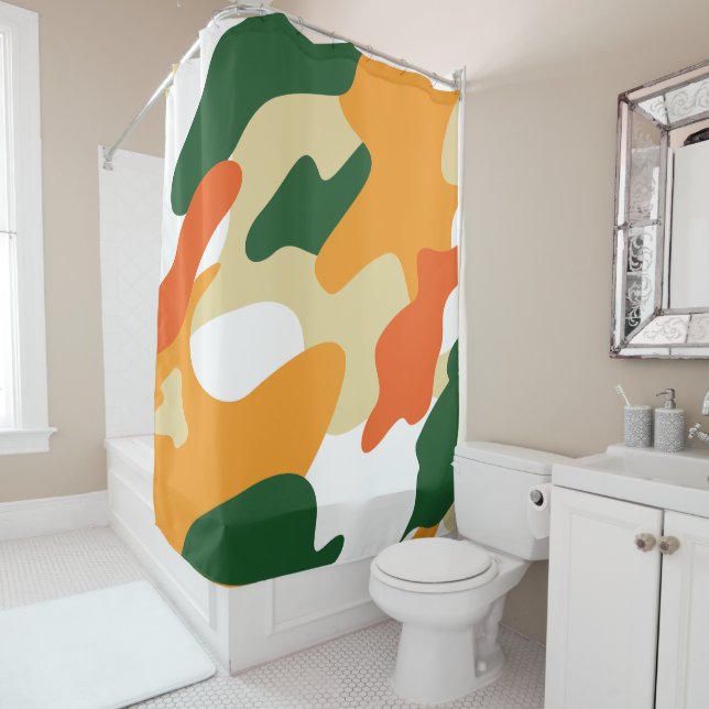camouflage duschvorhang (Beispiel)