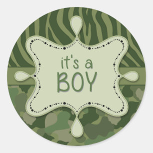 Camouflage Es ist ein Boy Sticker