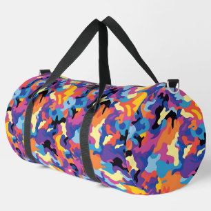 Camouflage farbiges Muster Duffle Bag