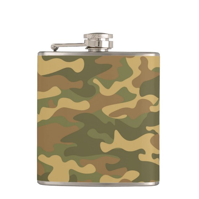 Camouflage Flachmann (Vorderseite)