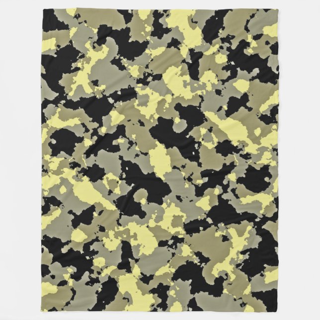 CAMOUFLAGE FLEECEDECKE (Vorderseite)