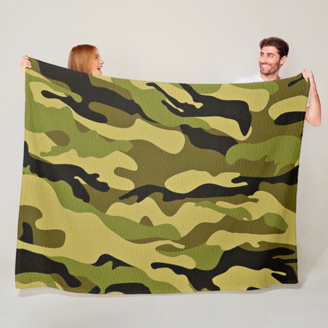 camouflage fleecedecke (Beispiel)