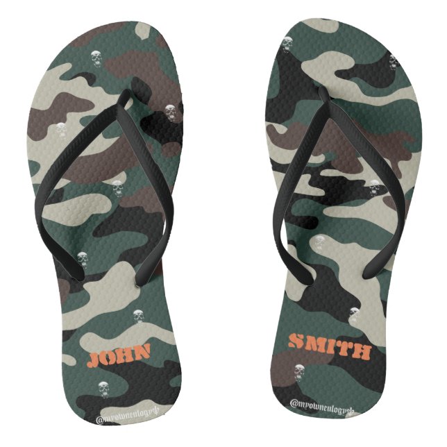 Camouflage Flip Flops (Fußbett)