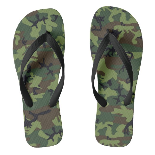 Camouflage Flip Flops (Fußbett)