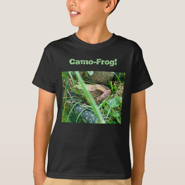 Camouflage-Frog! T-Shirt (Vorderseite)
