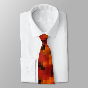 Camouflage für digitale Herbstblätter Krawatte