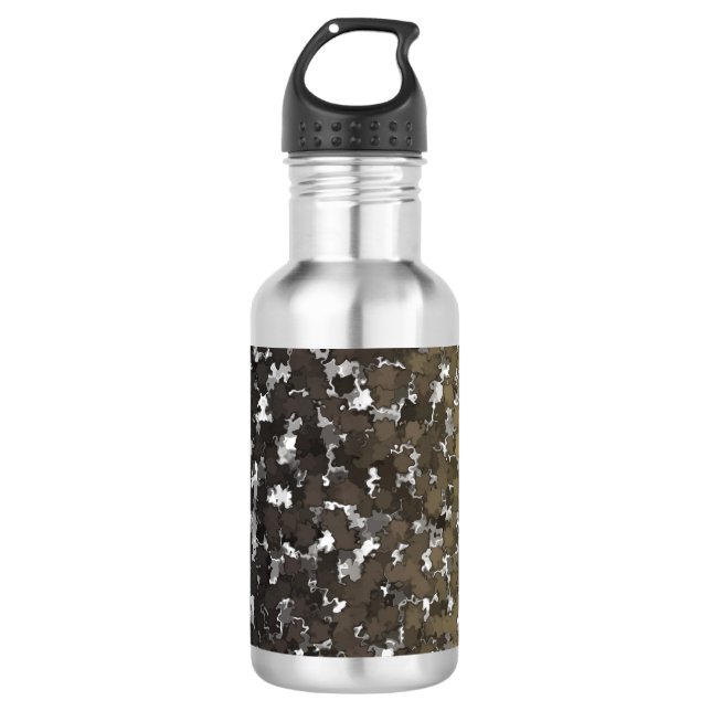 Camouflage für sparsame Blätter Trinkflasche (Vorderseite)