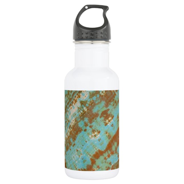 Camouflage Gefärbte Krawatte Edelstahlflasche (Vorderseite)