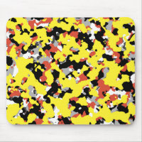 Camouflage Gelb-Schwarz-Grau-Camouflage