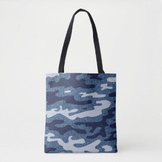 Camouflage Gepunktet Denim Jeans Pattern