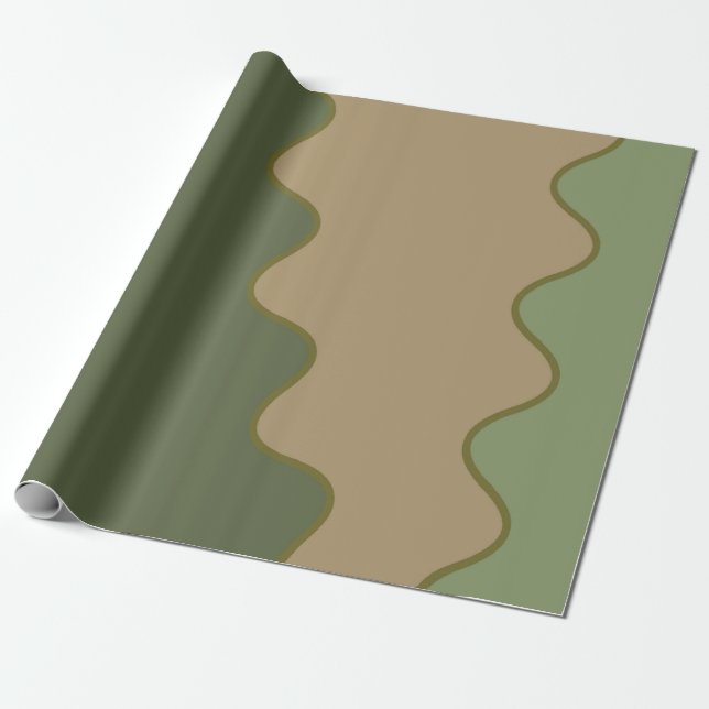 Camouflage Geschenkpapier (Ungerollt)