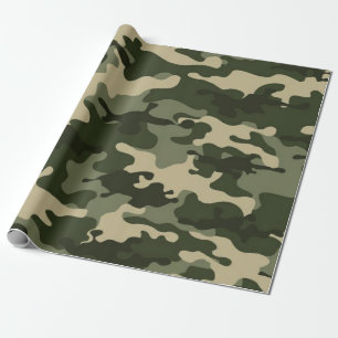 camouflage geschenkpapier