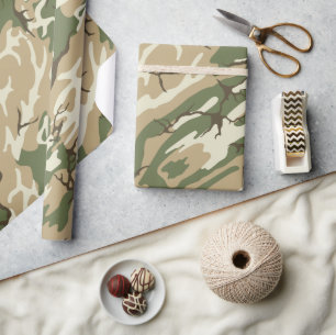 Camouflage Geschenkpapier