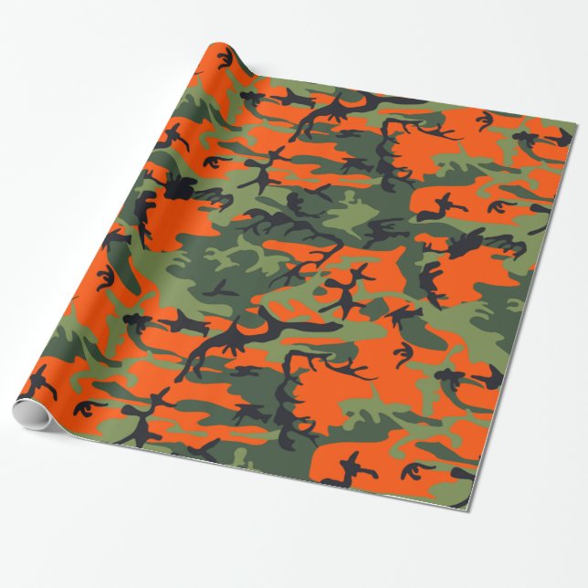 Camouflage Geschenkpapier (Ungerollt)