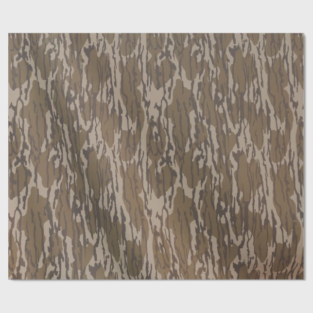 Camouflage Geschenkpapier (Flach)
