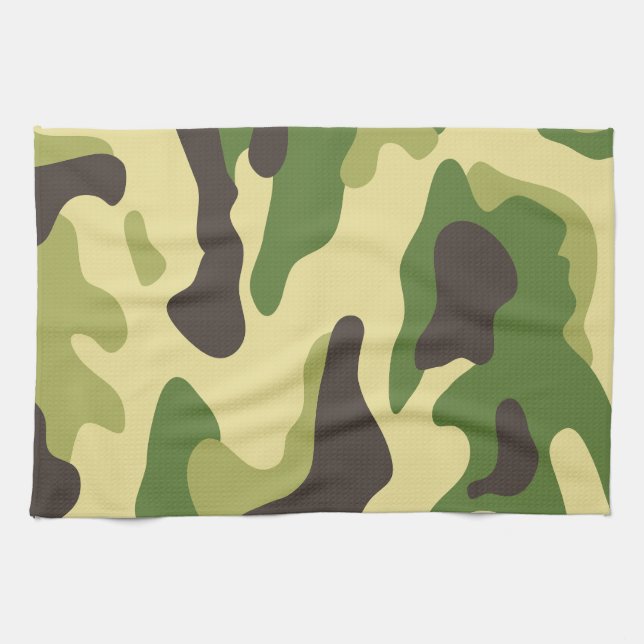 Camouflage Geschirrtuch (Horizontal)