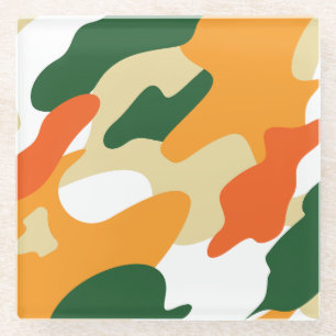 camouflage glasuntersetzer