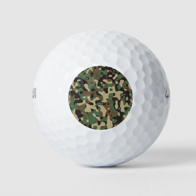Camouflage Golfball (Vorderseite)