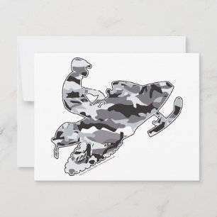 Camouflage Gray Sled auf Schwarz