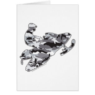 Camouflage Gray Sled auf Schwarz