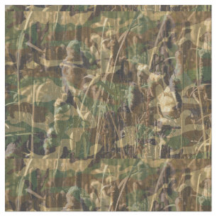 Camouflage Green and Brown Junting Fishing Camoufl Stoff