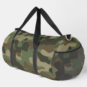 Camouflage Green Camouflage Army Pattern Duffle Bag