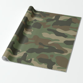 Camouflage Green Camouflage Army Pattern Geschenkpapier