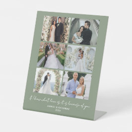 Camouflage Green Custom 6 Photo Valentine Sockelschild