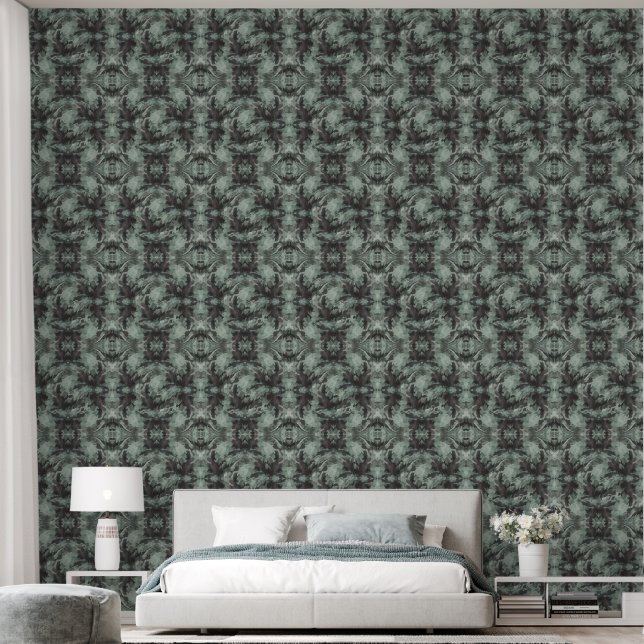 Camouflage Green Tapete (Schlafzimmer)