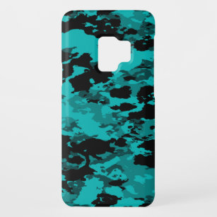 Camouflage Green Turquoise und Black Fun CAMOUFLAG Case-Mate Samsung Galaxy S9 Hülle