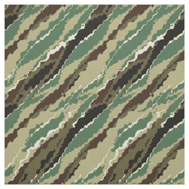 Camouflage Hakki gepunktet gestreiftes Muster Stoff (Muster)