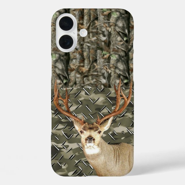 Camouflage Hirsche Jagdenname Männer Sportbuck Case-Mate iPhone Hülle (Rückseite)