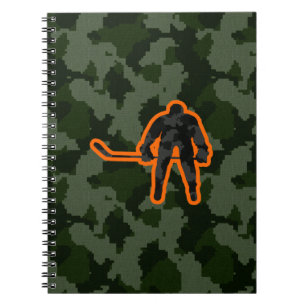 Camouflage Hockey Notizblock