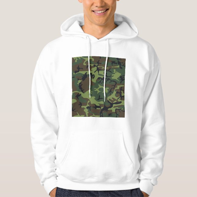Camouflage Hoodie (Vorderseite)
