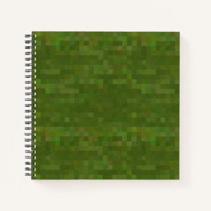 Camouflage im Army Style Pixel Notizbuch