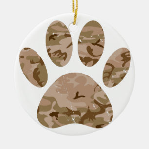 Camouflage in Not Keramik Ornament