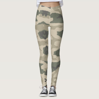 Camouflage Jah Army Jungle - Power Yoga Leggings