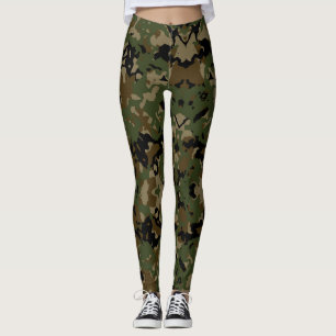 Camouflage Jah Army - Power Yoga Leggings